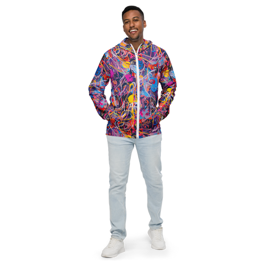 Men's Windbreaker - Vibrant Fusion