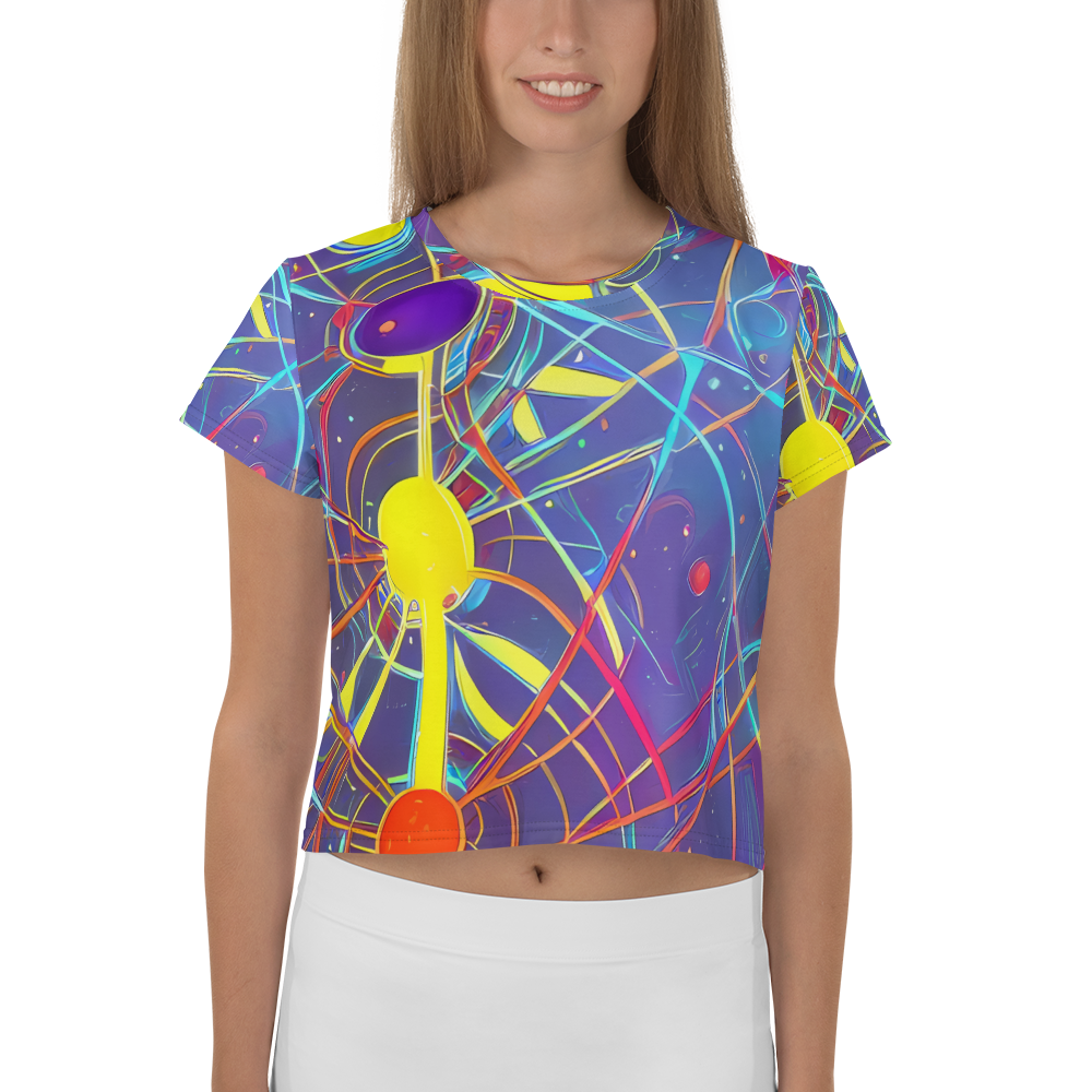 Women's Crop Tee - Quantum Lattice