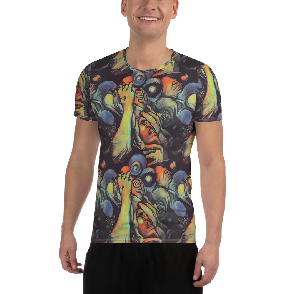 Men's Athletic T-Shirt - Cosmic Scream