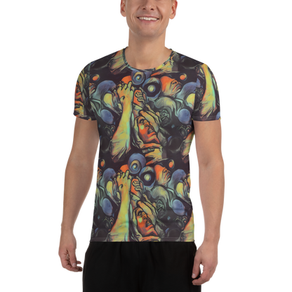 Men's Athletic T-Shirt - Cosmic Scream