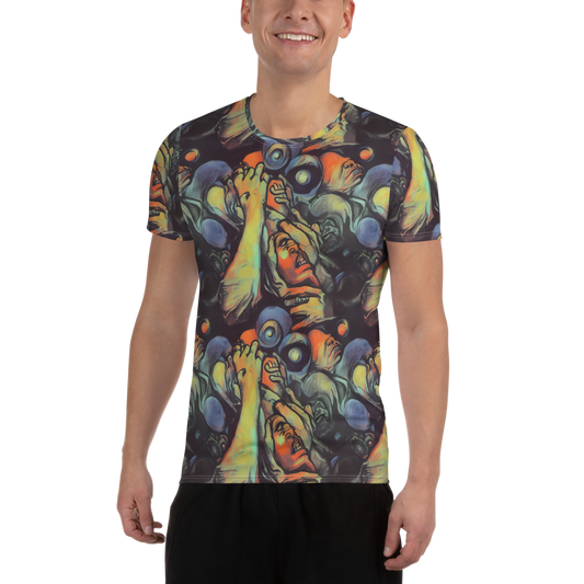 Men's Athletic T-Shirt - Cosmic Scream