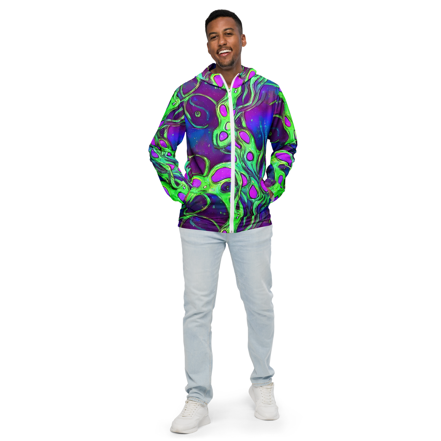 Men's Windbreaker - Funky Mutation