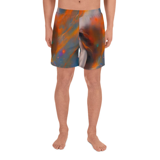 Men's Athletic Shorts - Whispering Ember