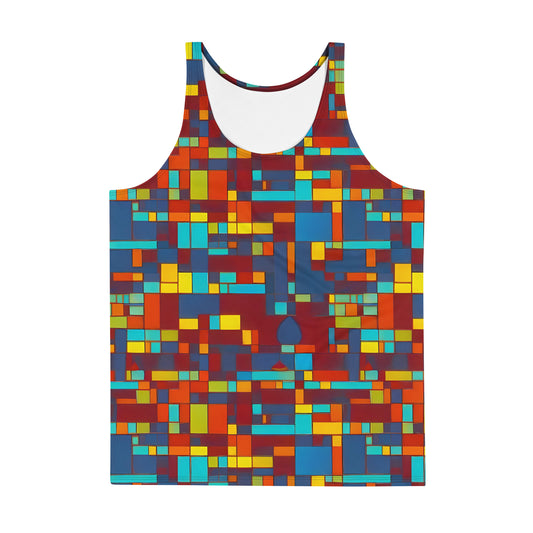 Men's Tank Top - Astral Grid