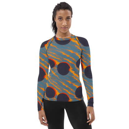 Women's Rash Guard - Flames of Gravity