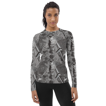 Women's Rash Guard - Piranesi's Web