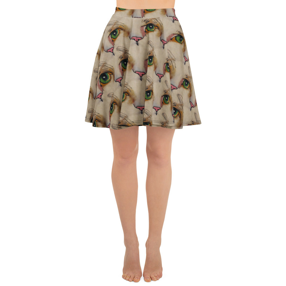 Skater Skirt - Emerald Gaze