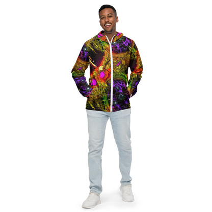 Men's Windbreaker - Neon Glyphworks