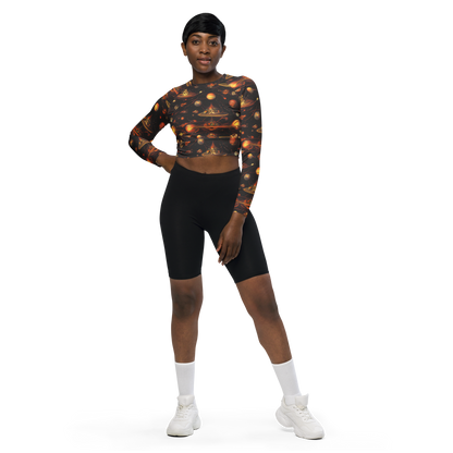 Long Sleeve Crop Top - Murillo Vortex