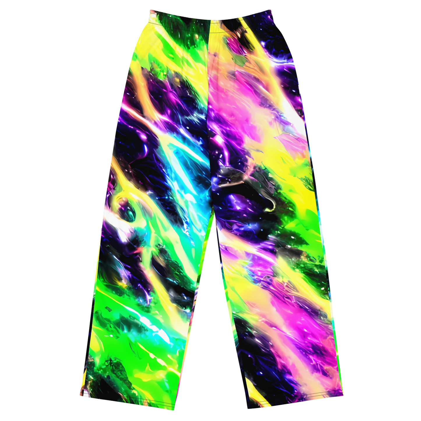 Wide-Leg Pants - Chromatic Surge