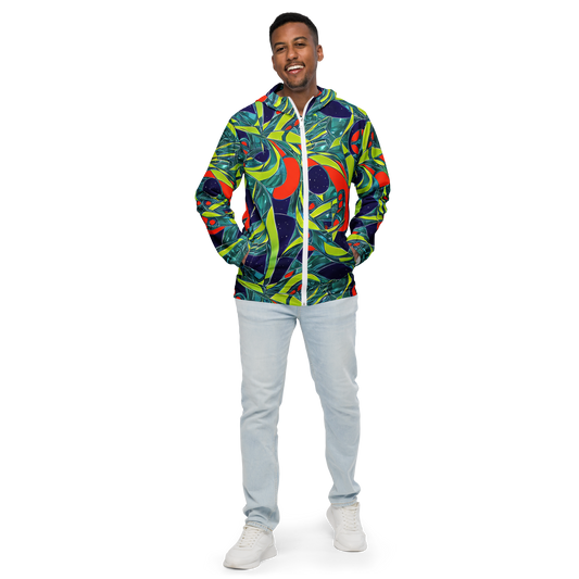 Men's Windbreaker - Harmonic Mirage