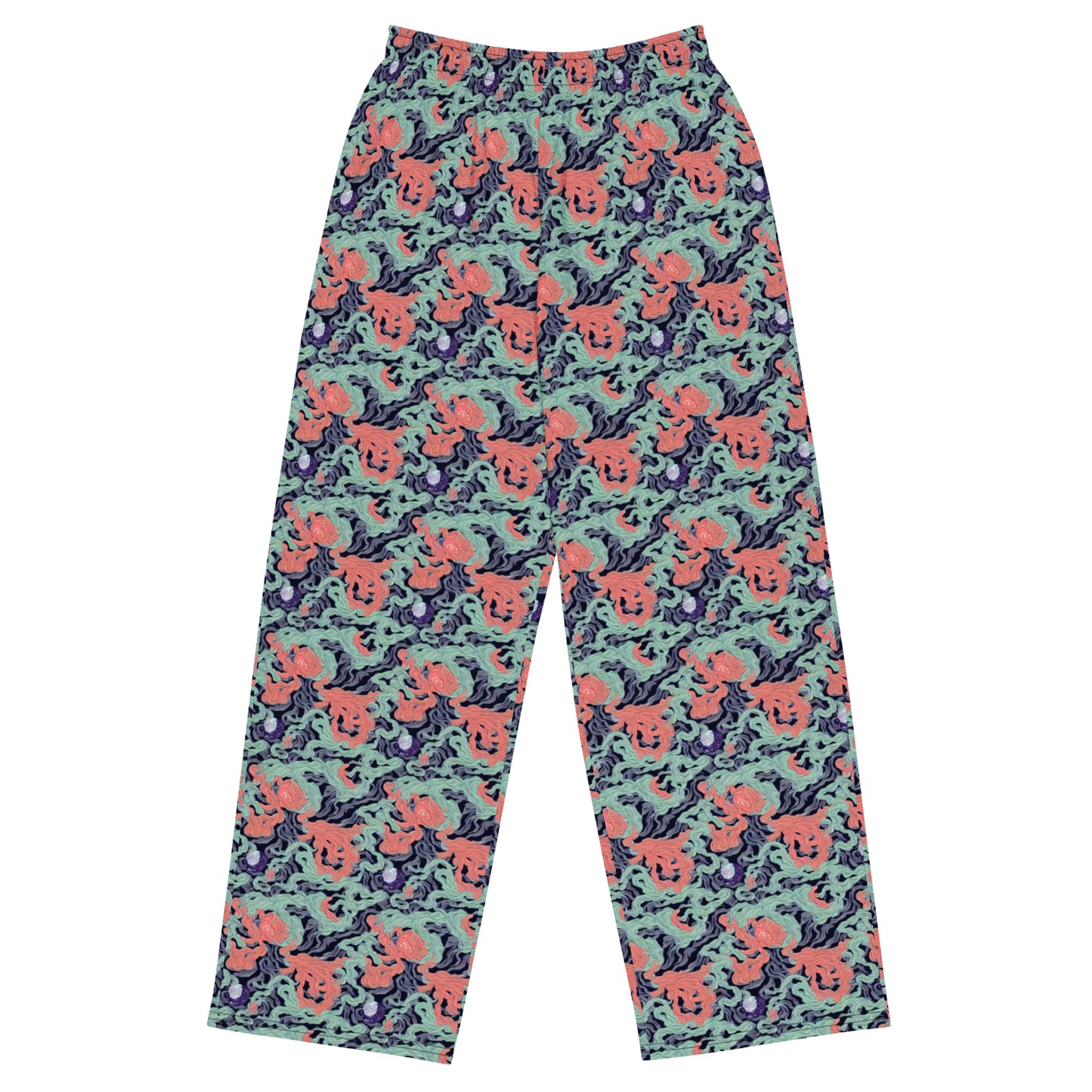 Wide-Leg Pants - Cosmic Coral