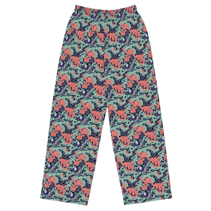 Wide-Leg Pants - Cosmic Coral