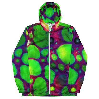 Men's Windbreaker - Acid Raindrops