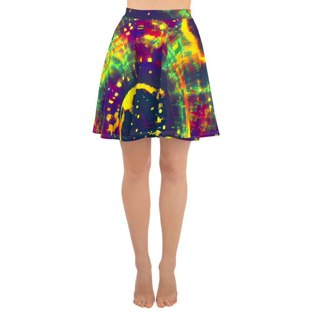 Skater Skirt - Hypercolor Oasis