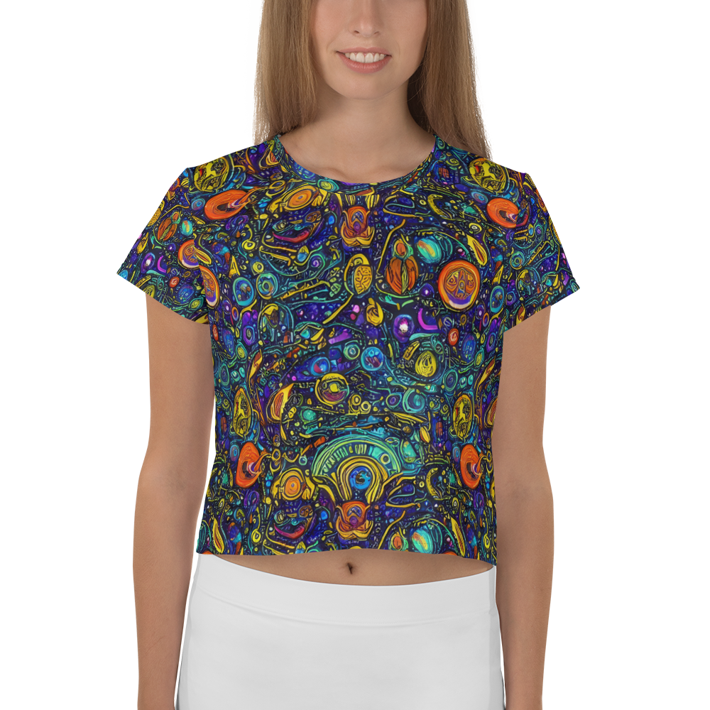 Women's Crop Tee - Vasnetsov Vortex