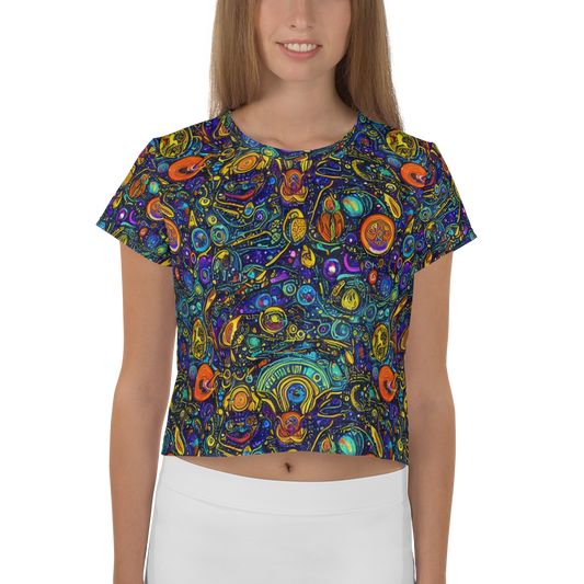 Women's Crop Tee - Vasnetsov Vortex