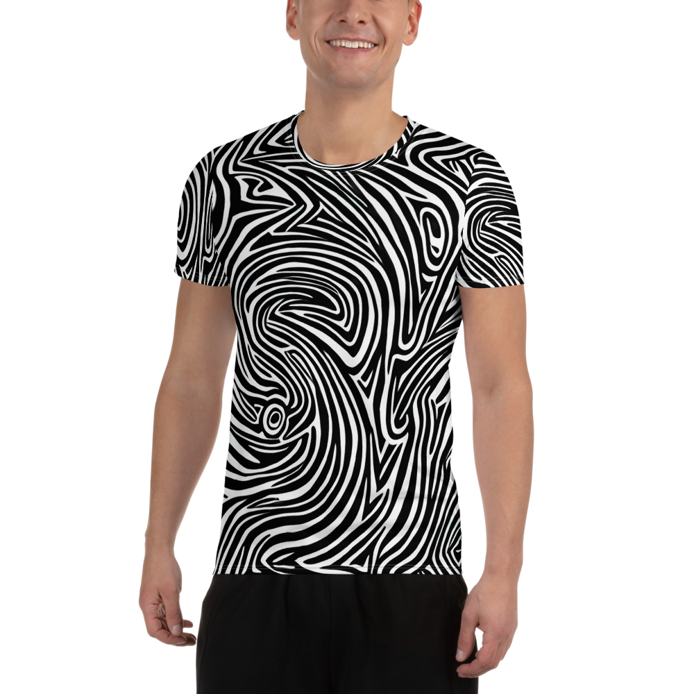 Men's Athletic T-Shirt - Vortex Veins