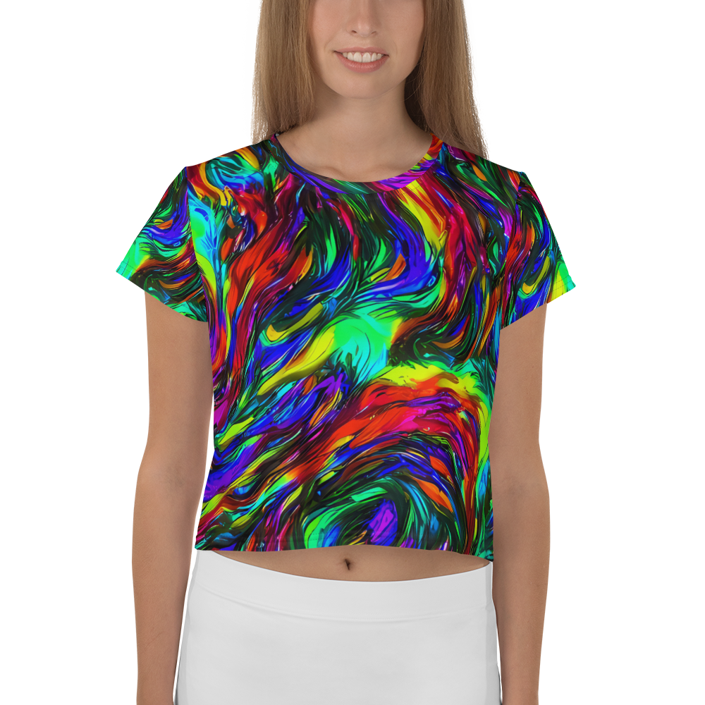 Women's Crop Tee - Calraet Swirl