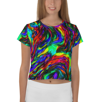 Women's Crop Tee - Calraet Swirl