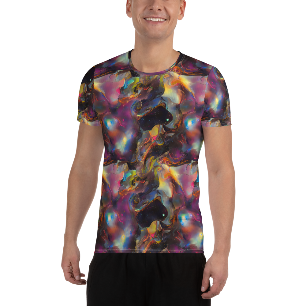 Men's Athletic T-Shirt - Cosmic Fusion