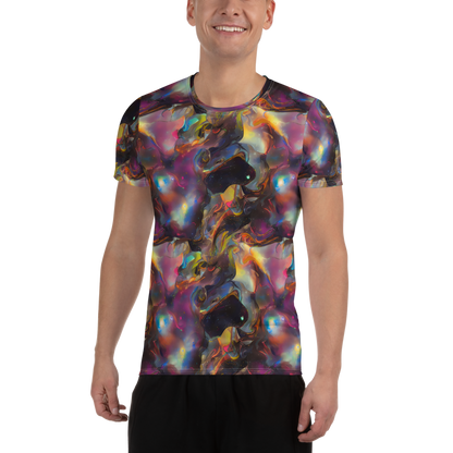 Men's Athletic T-Shirt - Cosmic Fusion