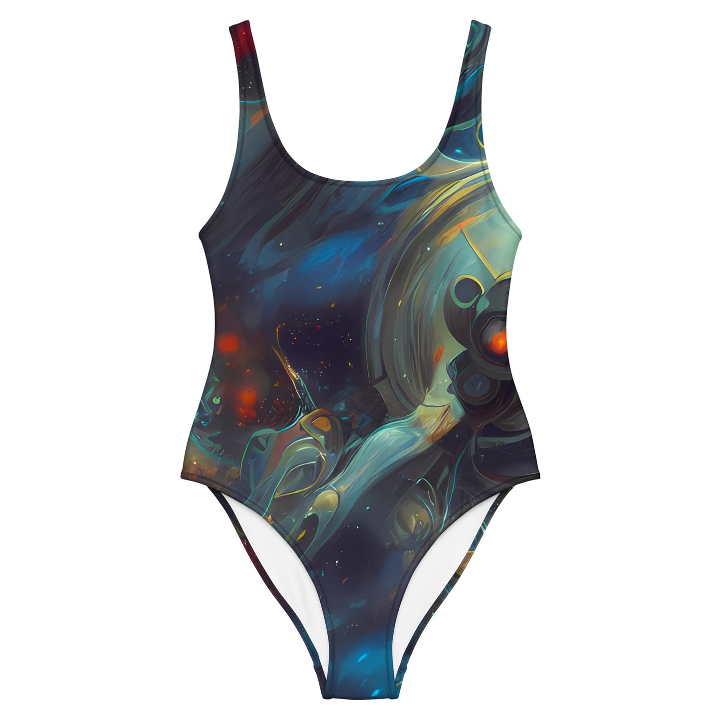 One-Piece Swimsuit - Spectral Vortex