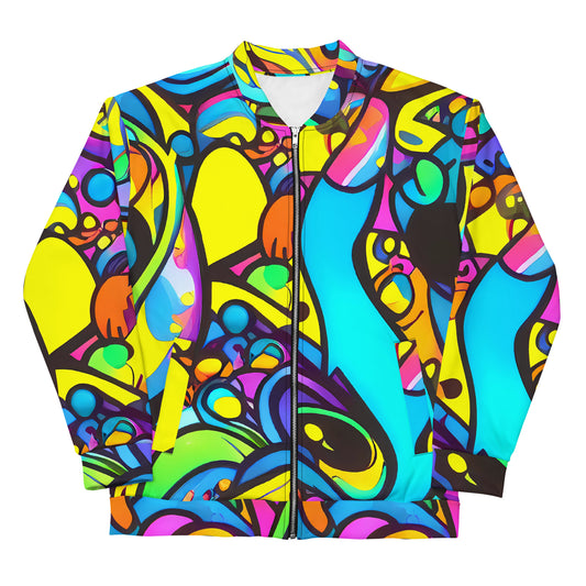 Bomber Jacket - Kaleidoscopic Flow