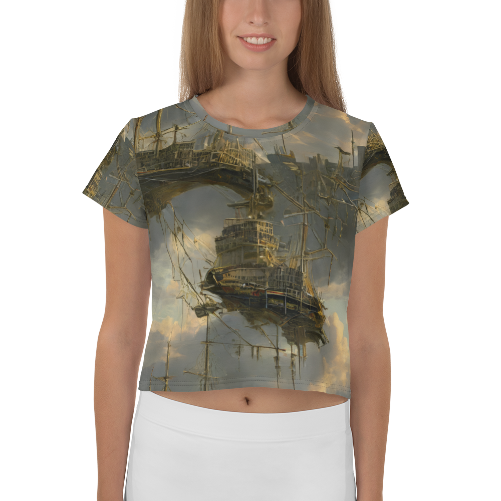 Women's Crop Tee - Ethereal Armada