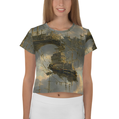 Women's Crop Tee - Ethereal Armada