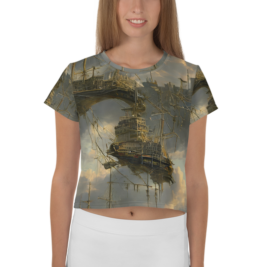 Women's Crop Tee - Ethereal Armada