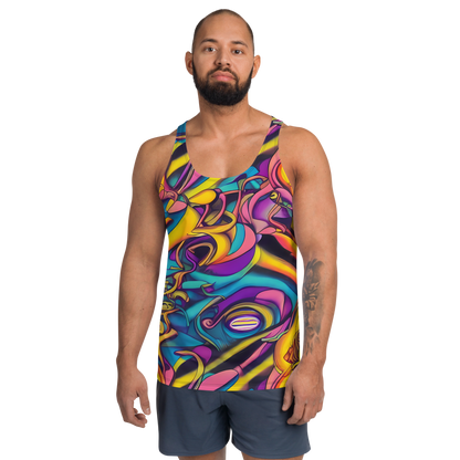 Men's Tank Top - Pre-Raphaelite Wave