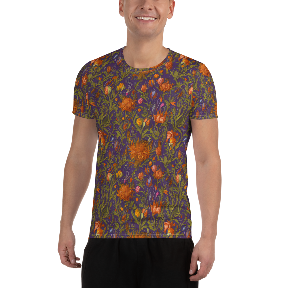 Men's Athletic T-Shirt - Botanical Nebula