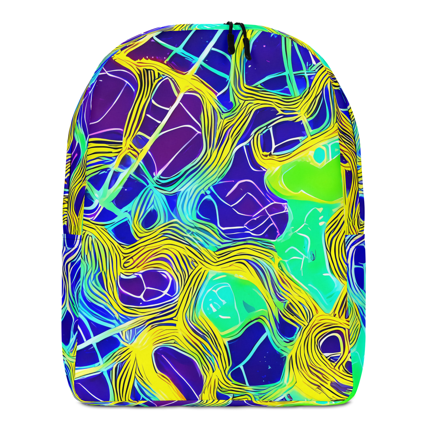 Minimalist Backpack - Neon Jungle Rhapsody