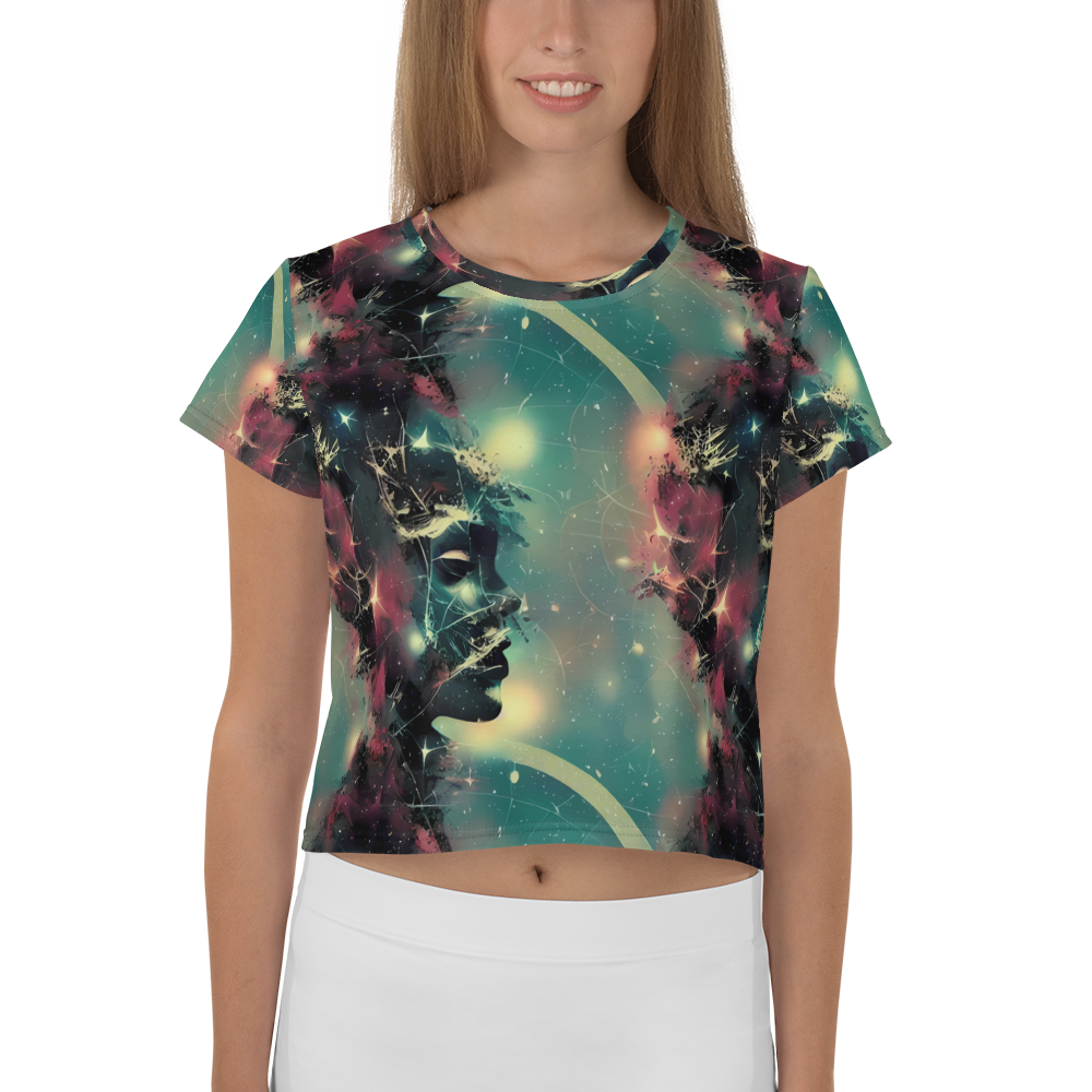 Women's Crop Tee - Galactic Serpent