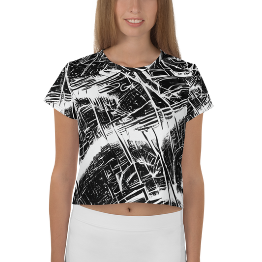 Women's Crop Tee - Ferriss Fractals