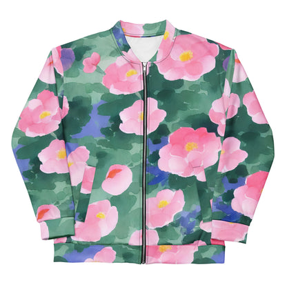 Bomber Jacket - Pink Blossom Serenade