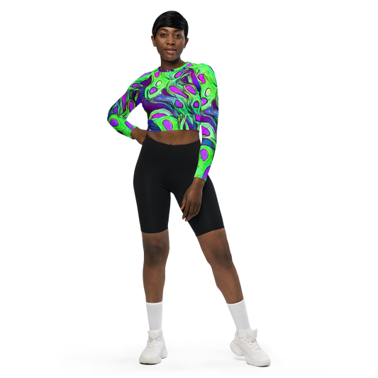 Long Sleeve Crop Top - Funky Mutation