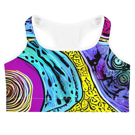 Sports Bra - Orbiting Orbs