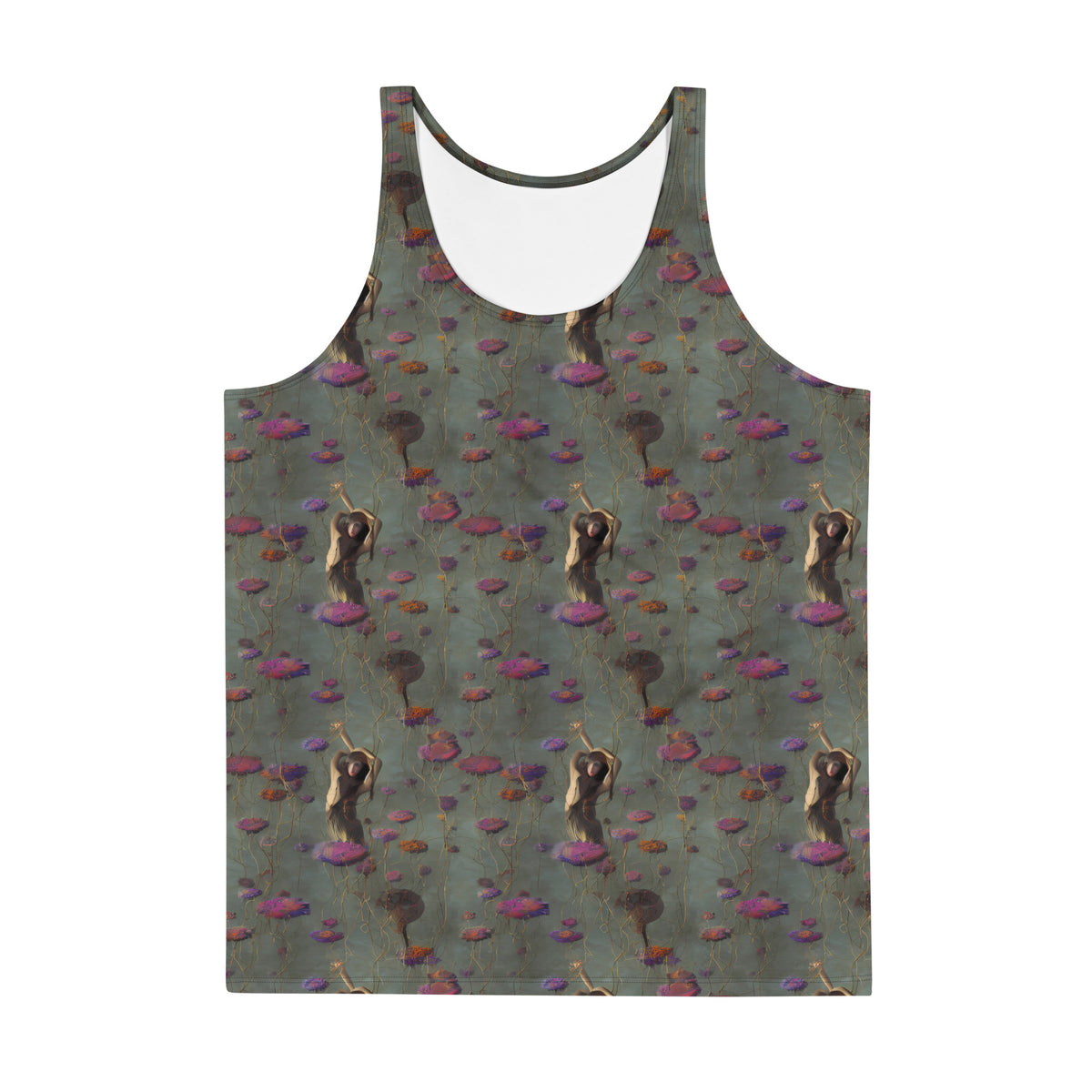 Men's Tank Top - Ethereal Bloom