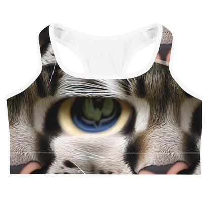 Sports Bra - Feline Mirage