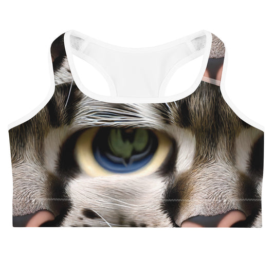 Sports Bra - Feline Mirage