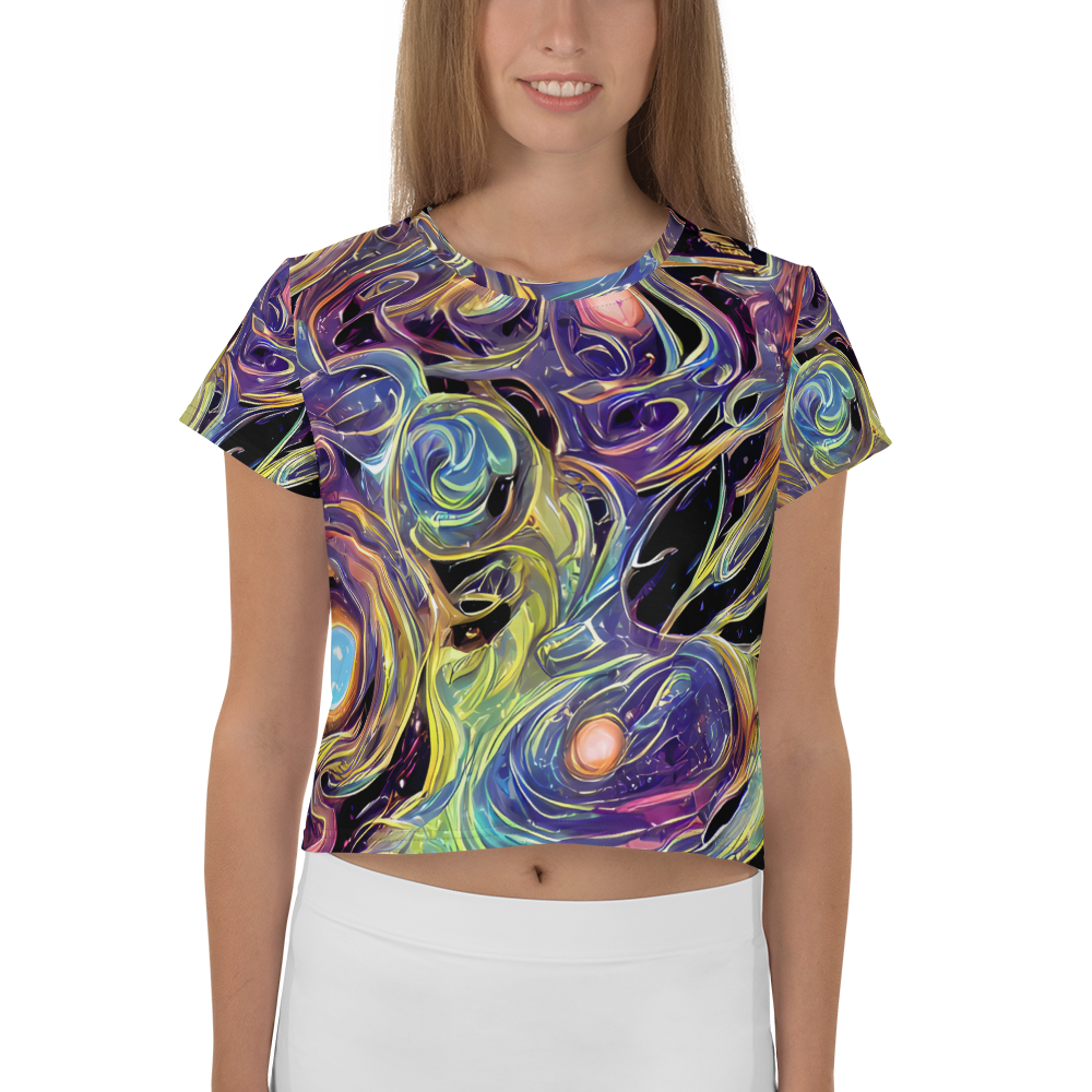 Women's Crop Tee - Lebacq Swirl