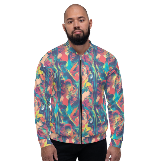 Bomber Jacket - Neon Aurora