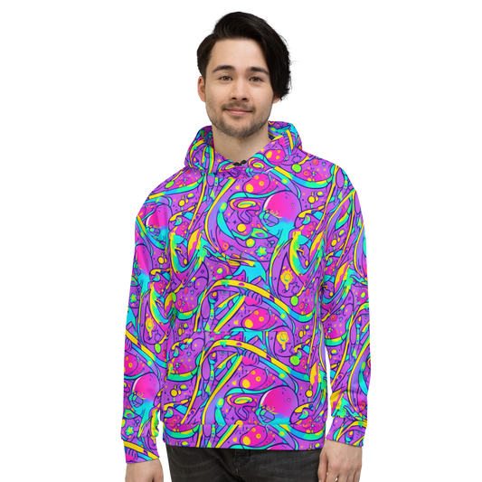 Hoodie - Neon Galaxy Whirl