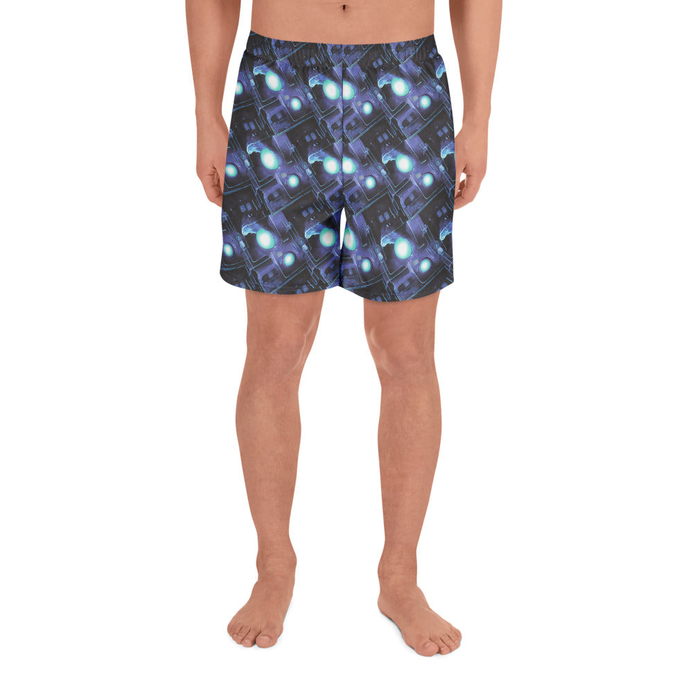 Men's Athletic Shorts - Galactic Circuit