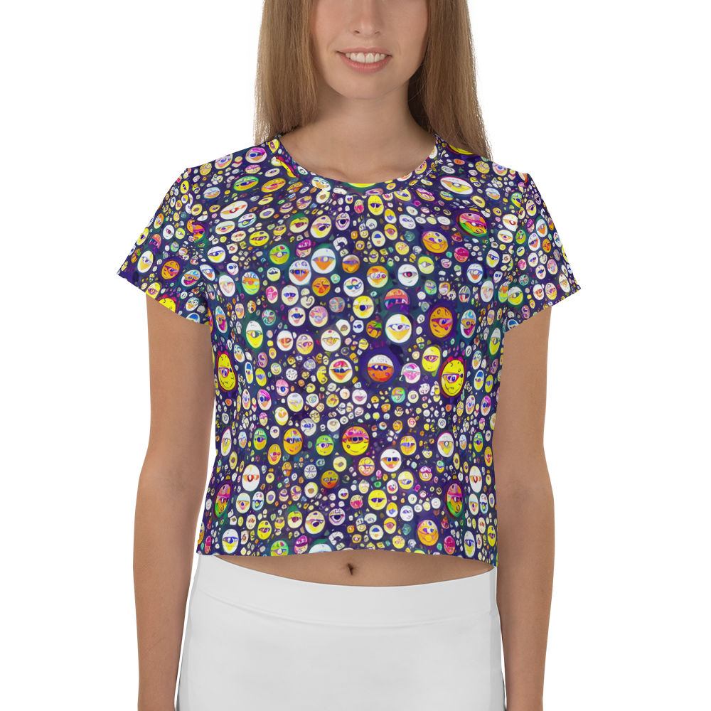 Women's Crop Tee - Whimsical Eyescape