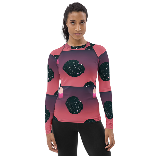 Women's Rash Guard - Dreamscape Horizon