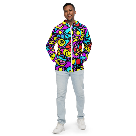 Men's Windbreaker - Radiant Chaos