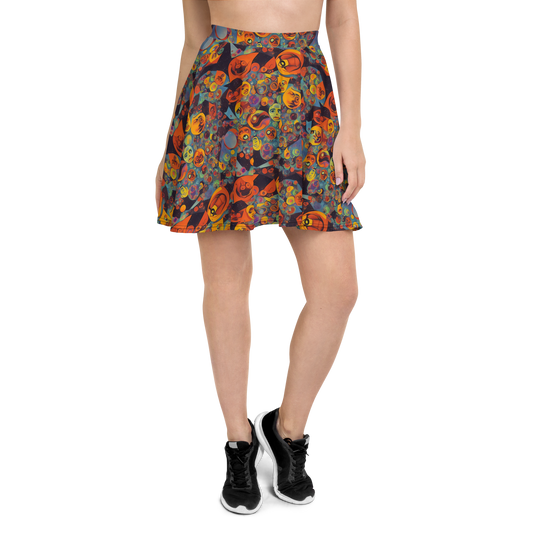 Skater Skirt - Galactic Faces